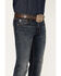 Rock & Roll Denim Men's Revolver Dark Vintage Slim Straight Dale Brisby Vintage 46' Jeans , Dark Wash, hi-res