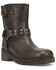 Image #1 - Dingo Women's Anarchy Harness Booties - Round Toe, Olive, hi-res