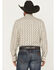 Image #4 - Wrangler Retro Men's Southwestern Print Long Sleeve Snap Western Shirt, Cream, hi-res