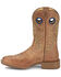 Image #3 - Justin Men's Pickett Western Boots - Broad Square Toe, Tan, hi-res