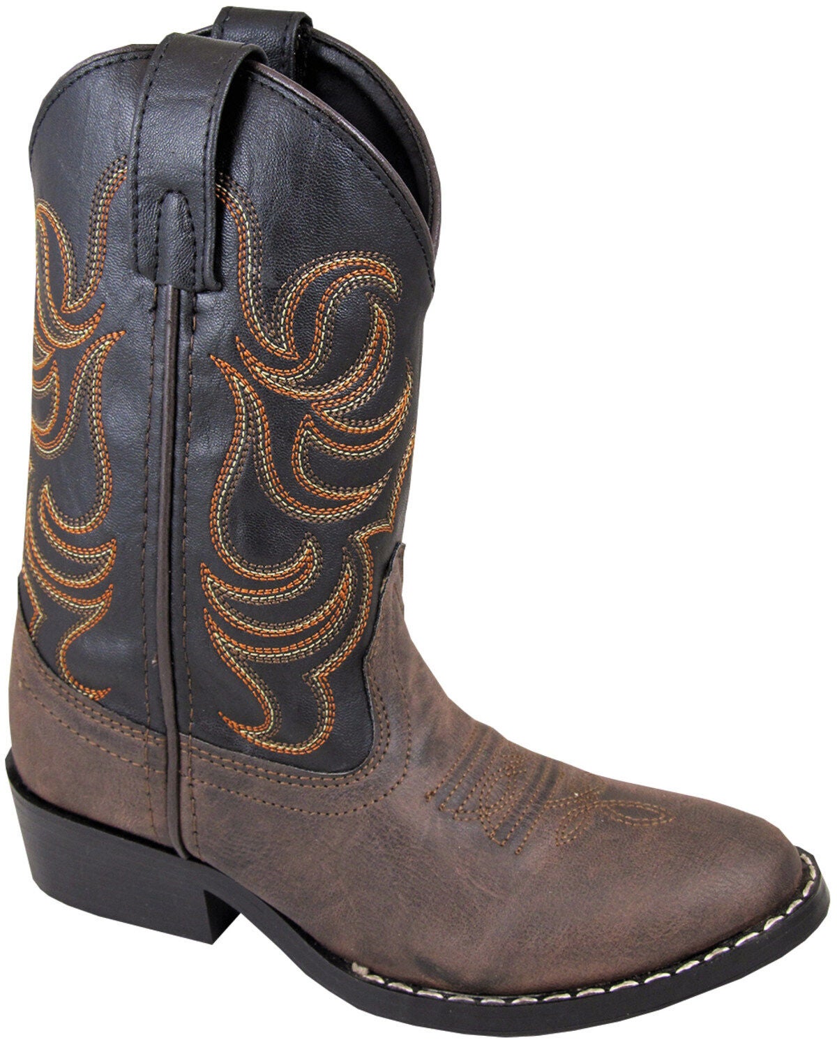 Smoky Mountain Toddler Boys' Monterey Western Boots - Round Toe, Brown, hi-res