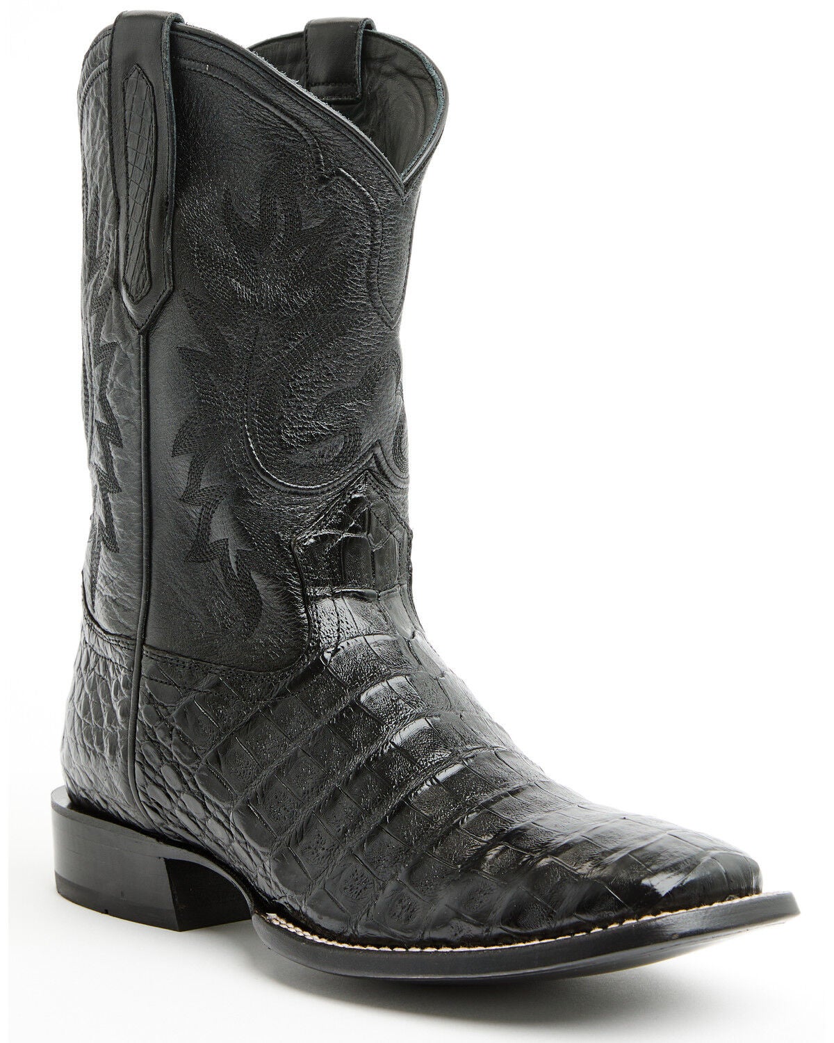 Cody James Black 1978&reg; Men's The Hayward Exotic Caiman Western Boots - Broad Square Toe, Black, hi-res