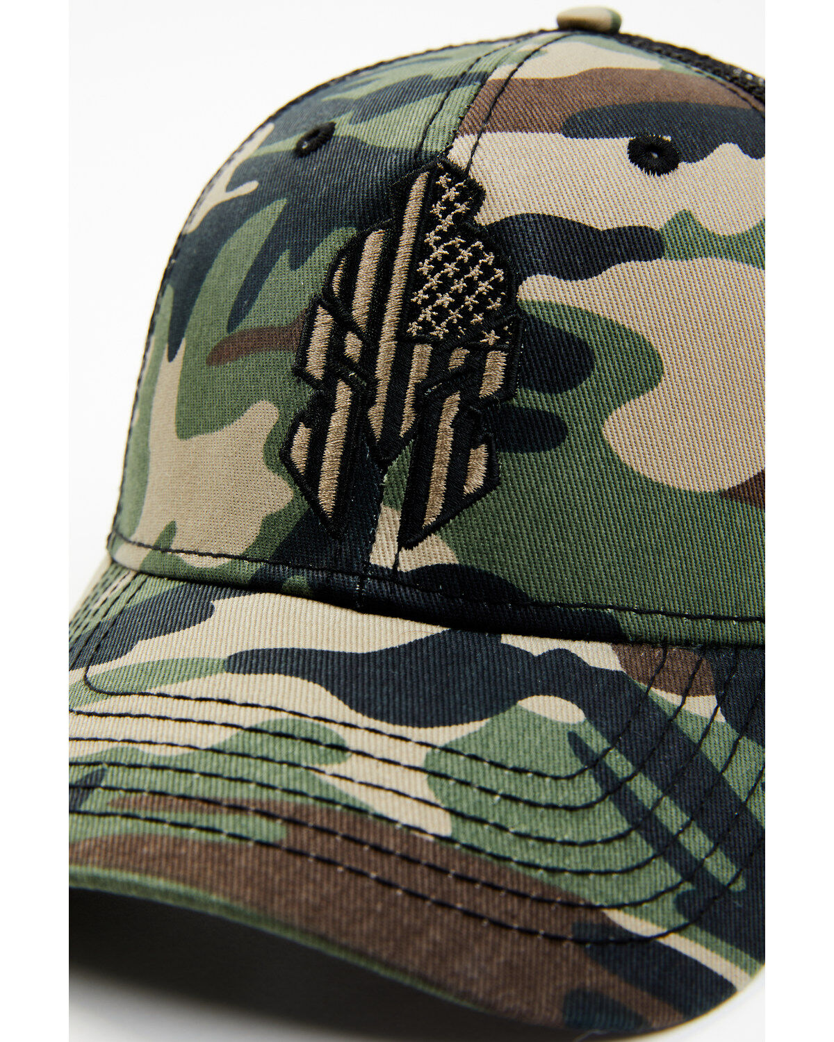 Image #2 - H3 Sportgear Men's Camo Print Spartan Helmet Ball Cap, Camouflage, hi-res
