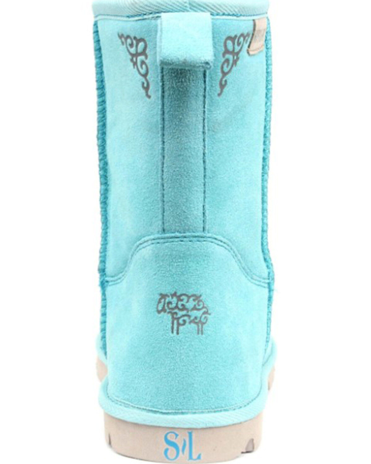 Image #5 - Superlamb Women's Argali 7.5" Suede Leather Pull On Casual Boots - Round Toe, , hi-res