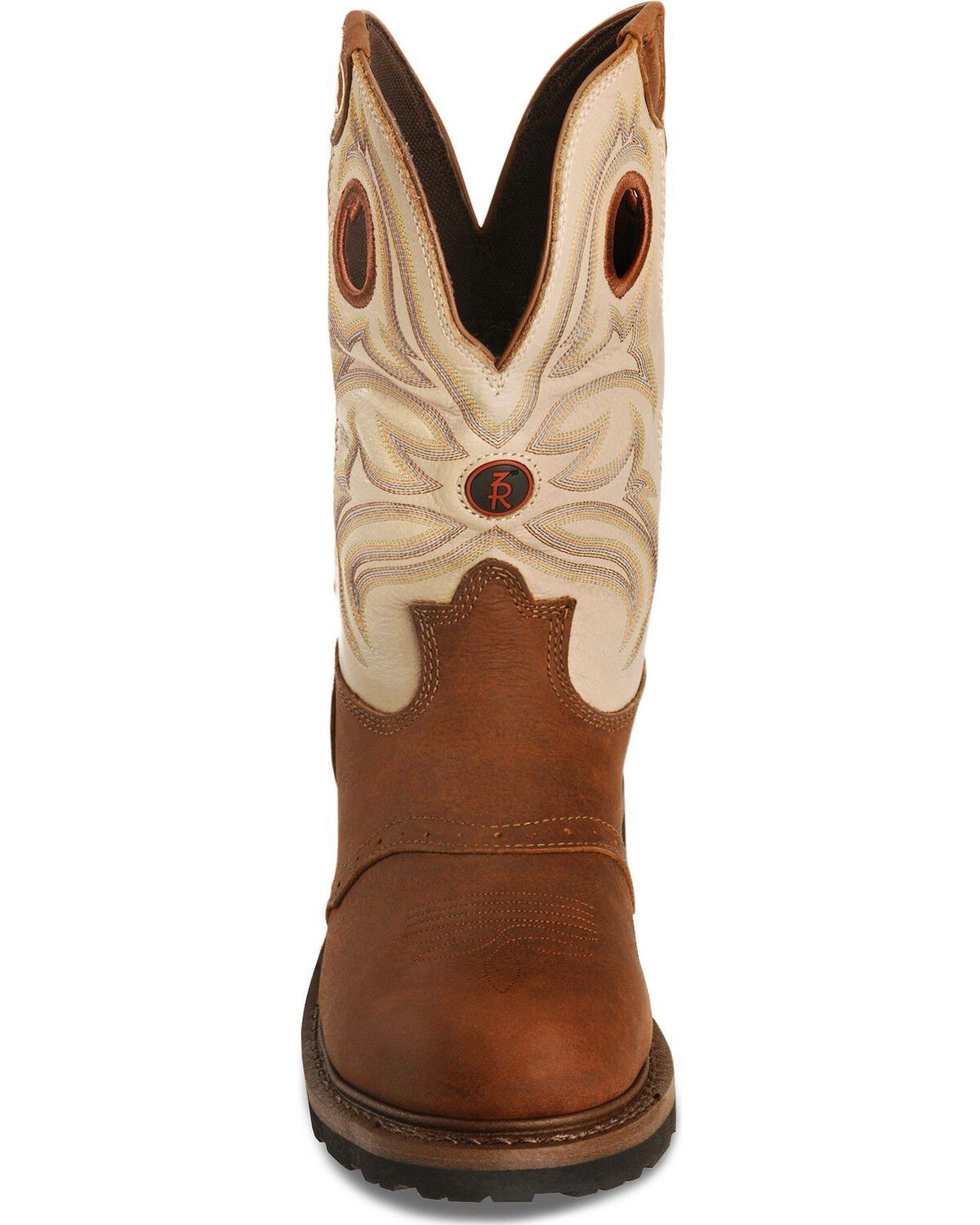 Image #4 - Tony Lama 3R Pull-On Waterproof Work Boots - Steel Toe, , hi-res