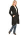 Image #1 - Scully Women's Suede Fringe Maxi Coat, Black, hi-res