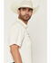 Image #2 - Kimes Ranch Men's Nuce Embroidered Pocket Short Sleeve Pearl Snap Western Shirt, Cream, hi-res