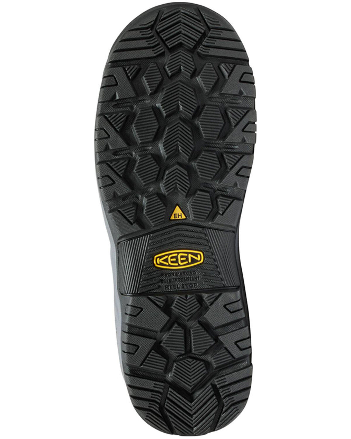 Image #4 - Keen Men's 6" Evanston Waterproof Work Boots - Carbon Toe, Black, hi-res