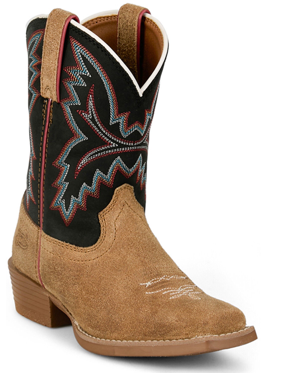 Justin Boys' Freckles Western Boots - Square Toe, Tan, hi-res
