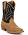Image #1 - Justin Boys' Freckles Western Boots - Square Toe, Tan, hi-res