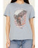 Image #3 - Wrangler Women's Americana Short Sleeve Graphic Tee, Blue, hi-res