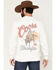 Image #1 - Wrangler X Coors Banquet Men's Logo Crewneck Sweatshirt, Off White, hi-res