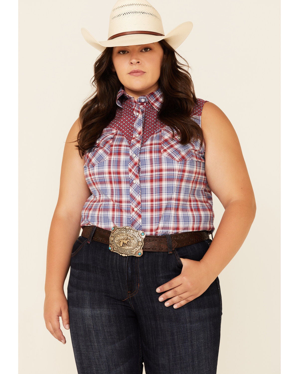 plus size western shirts