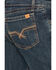 Image #4 - Wrangler Men's FR Dark Wash Vintage Slim Bootcut Stretch Denim Jeans, Dark Wash, hi-res