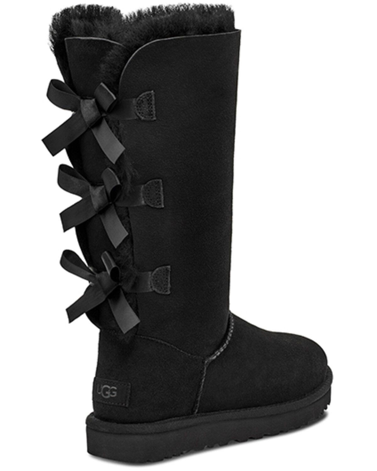 Image #4 - UGG Women's Bailey Bow Tall II Boots, Black, hi-res