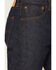 Image #2 - Levi's Men's 501 Original Shrink-to-Fit Regular Straight Leg Jeans, Indigo, hi-res