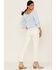 Lola Women's Dana Cargo Pocket Slim Jeans, Ivory, hi-res