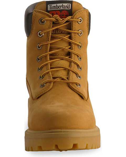 Image #4 - Timberland Pro 6" Insulated Waterproof Boots - Steel Toe, Wheat, hi-res