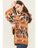 Image #2 - Wrangler Retro Women's Southwestern Button-Down Cardigan, Mustard, hi-res