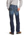 Image #1 - Ariat Men's M5 Ryley Slim Stackable Straight Leg Work Jeans - Big, Blue, hi-res