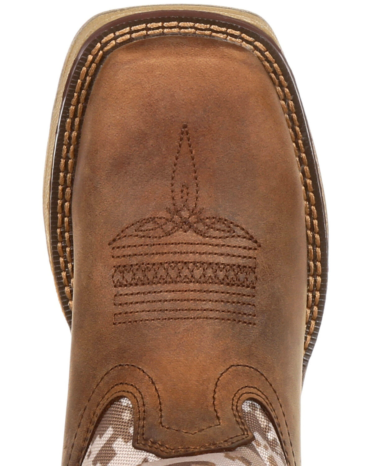 Image #6 - Durango Boys' Rebel Desert Camo Western Boots - Square Toe, , hi-res