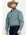 Image #3 - Tuf Cooper Men's Competition Brown Check Plaid Long Sleeve Western Shirt, Brown, hi-res