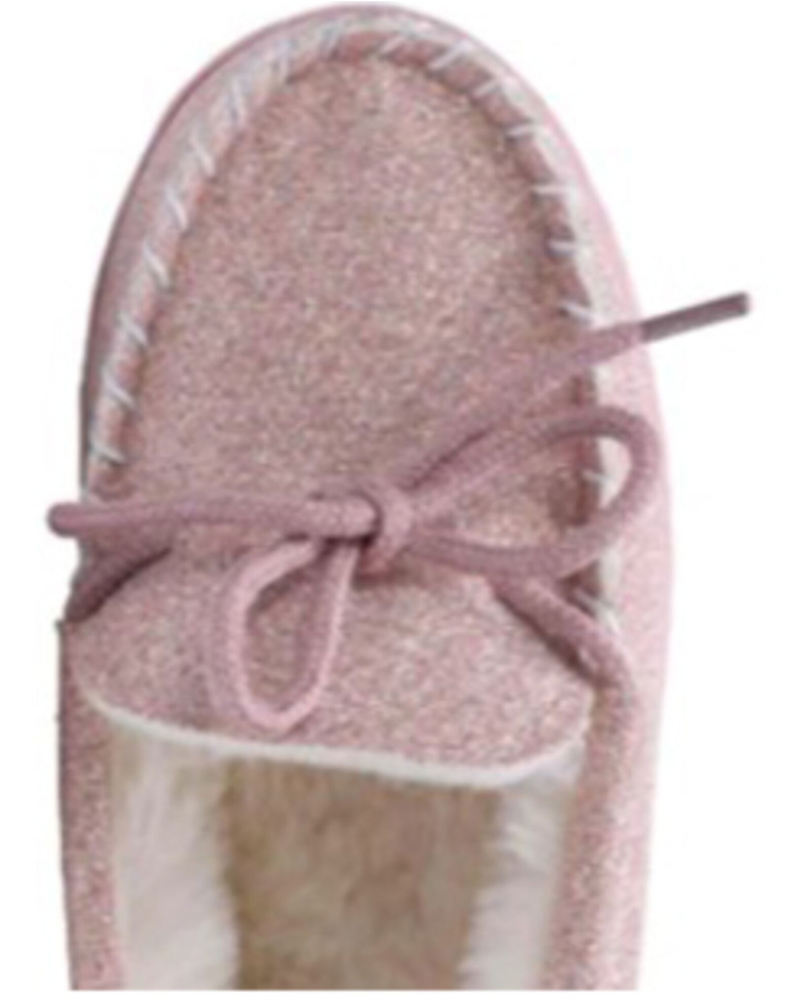 Image #6 - Lamo Footwear Girls' Casual Slippers - Moc Toe, Pink, hi-res