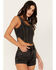Idyllwind Women's Delrose Drive Studded Denim Vest, Black, hi-res