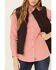 Image #3 - Carhartt Women's Dark Brown Washed Duck Sherpa Lined Vest , Brown, hi-res