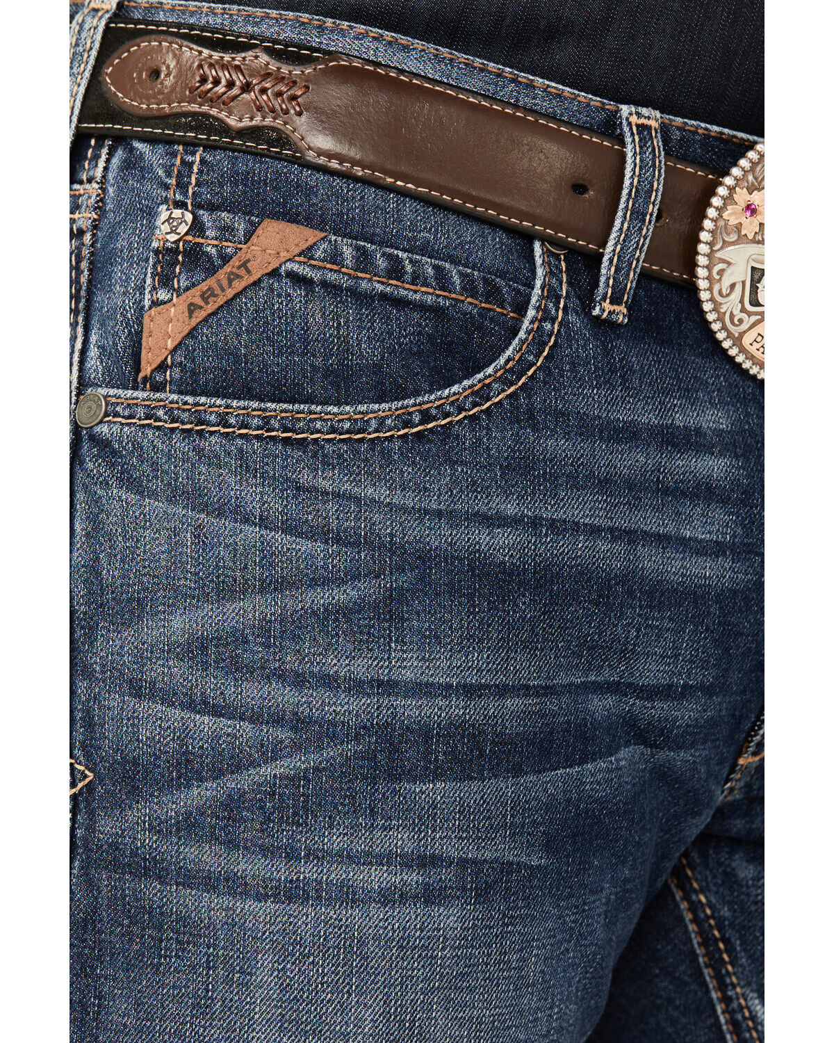 Product Name:  Ariat Men's M2 Marty Dark Wash Relaxed Bootcut Rigid Jeans