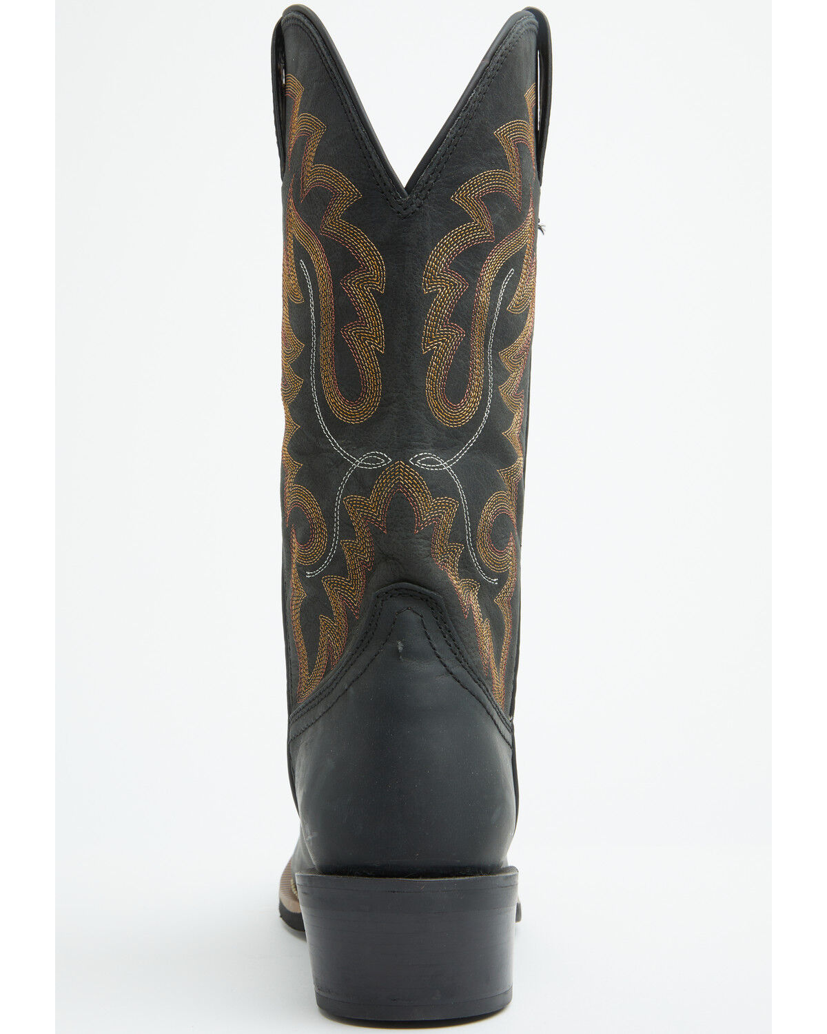 Image #5 - Justin Men's Cowboy Town Performance Western Boots - Square Toe, Black, hi-res