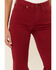 Image #4 - Shyanne Women's Red Seamed Pocket Flare Jeans, , hi-res