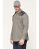 Image #2 - Cody James Men's FR Worthy Long Sleeve Snap Flannel Work Shirt, Grey, hi-res