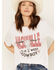Image #1 - Bohemian Cowgirl Women's Nashville Wild West Cowboy Graphic Tee, White, hi-res