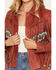Image #3 - Cripple Creek Women's Beaded Fringe Hand Laced Snap Leather Jacket, , hi-res