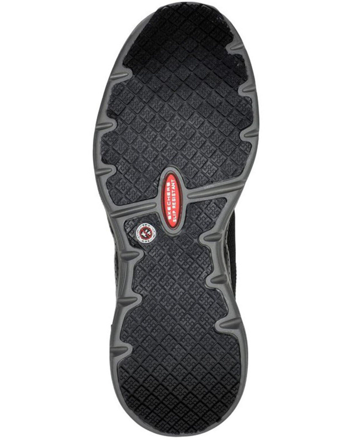 Image #5 - Skechers Men's Arch Fit Lace-Up Athletic Work Shoe - Composite Toe, Charcoal, hi-res