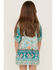 Image #4 - Hayden Girls' Border Print Tunic Turquoise Dress, Turquoise, hi-res
