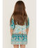 Image #4 - Hayden Girls' Border Print Tunic Turquoise Dress, Turquoise, hi-res