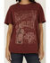Image #3 - Cleo + Wolf Women's Day Drink Believer Short Sleeve Graphic Tee, Brandy Brown, hi-res