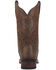 Laredo Women's Stella Leopard Print Inlay Studded Western Performance Boots - Square Toe, Brown, hi-res