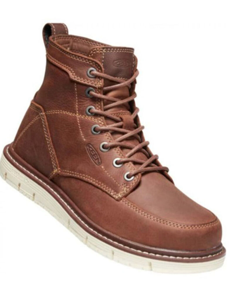 Keen Women's San Jose Work Boots - Soft Toe, Brown, hi-res