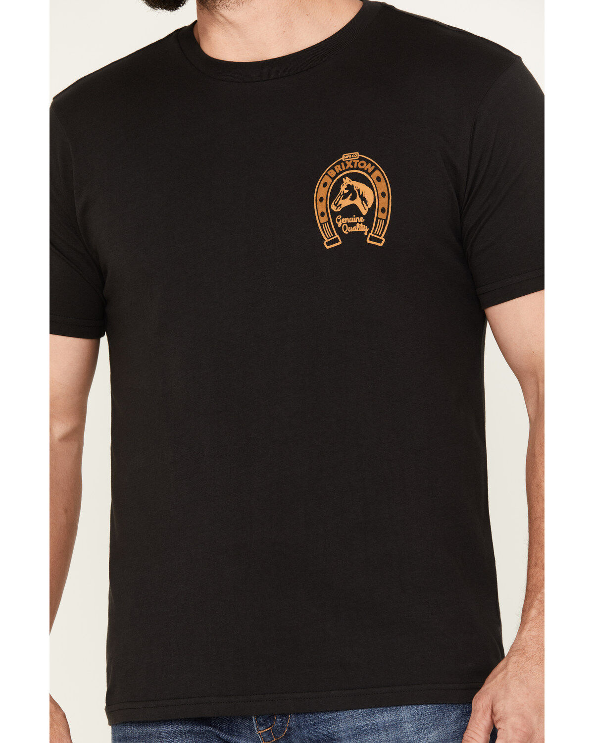 Image #3 - Brixton Men's Horseshoe Graphic Short Sleeve Tailored T-Shirt, , hi-res