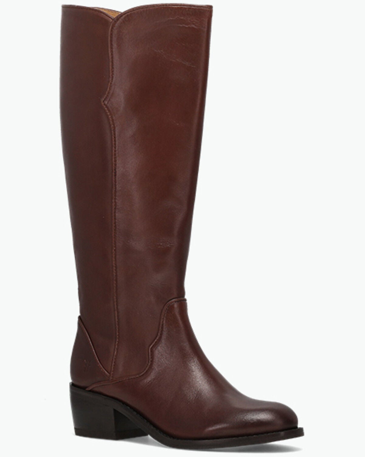 Frye Women's Carson 2 Piping Tall Fashion Boots - Round Toe, Brown, hi-res