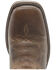 Image #6 - Smoky Mountain Women's Odessa Western Boots - Broad Square Toe, Red, hi-res