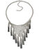 Image #1 - Lainey Wilson Women's Tassel Frontal Necklace, Silver, hi-res