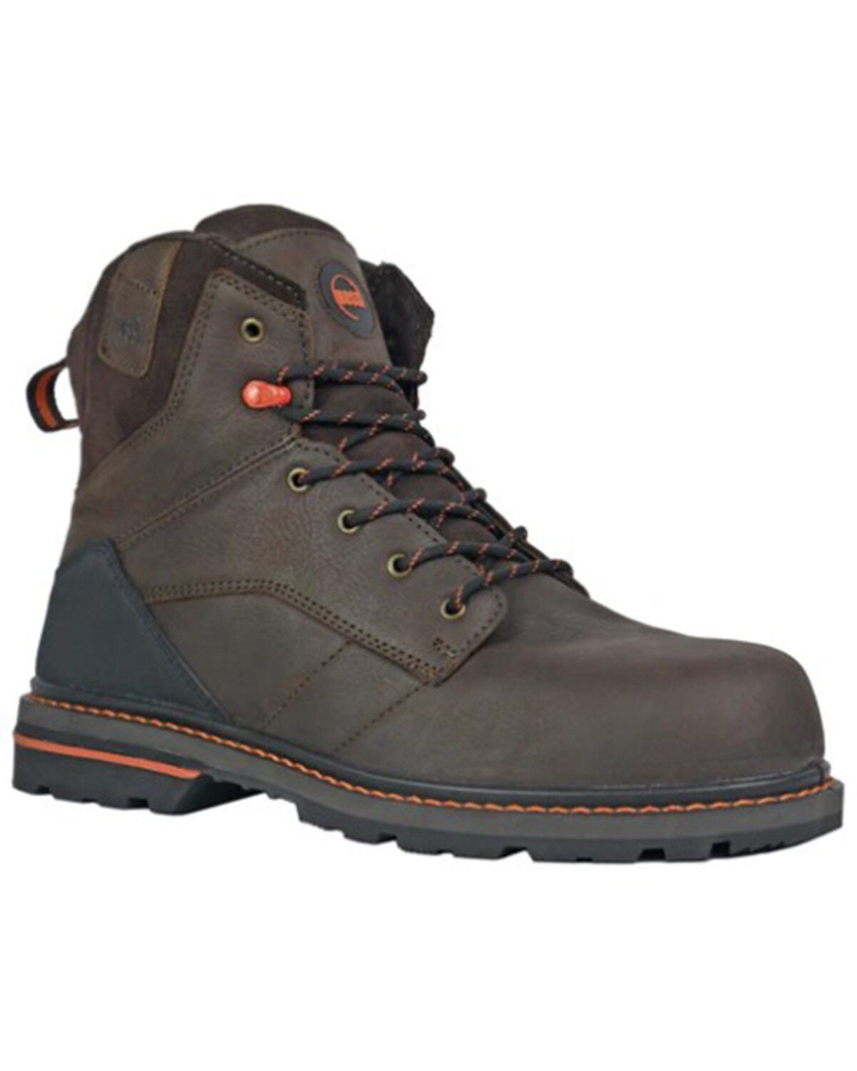 Hoss Men's Carson Lace-Up Work Boots - Composite Toe, Brown, hi-res