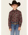 Image #1 - Cinch Boys' Paisley Print Long Sleeve Button-Down Western Shirt, , hi-res