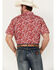 Image #4 - Cowboy Hardware Men's Boot Barn Exclusive Paisley Print Short Sleeve Pearl Snap Western Shirt, , hi-res