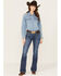 Image #1 - Ariat Women's R.E.A.L Perfect Rise Leila Bootcut Stretch Jeans, , hi-res