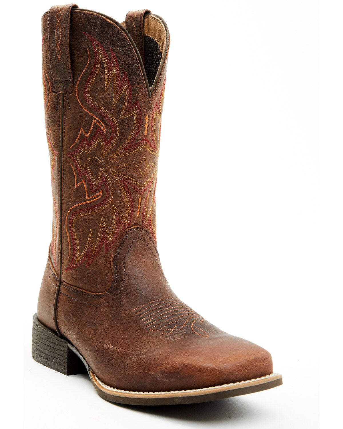 Cody James Cush Core&reg; Men's Major Performance Western Boots - Broad Square Toe, Cognac, hi-res